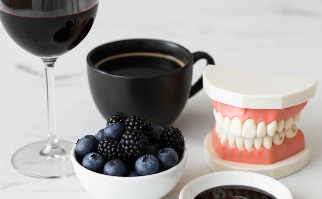 Foods and drinks that commonly cause tooth discoloration