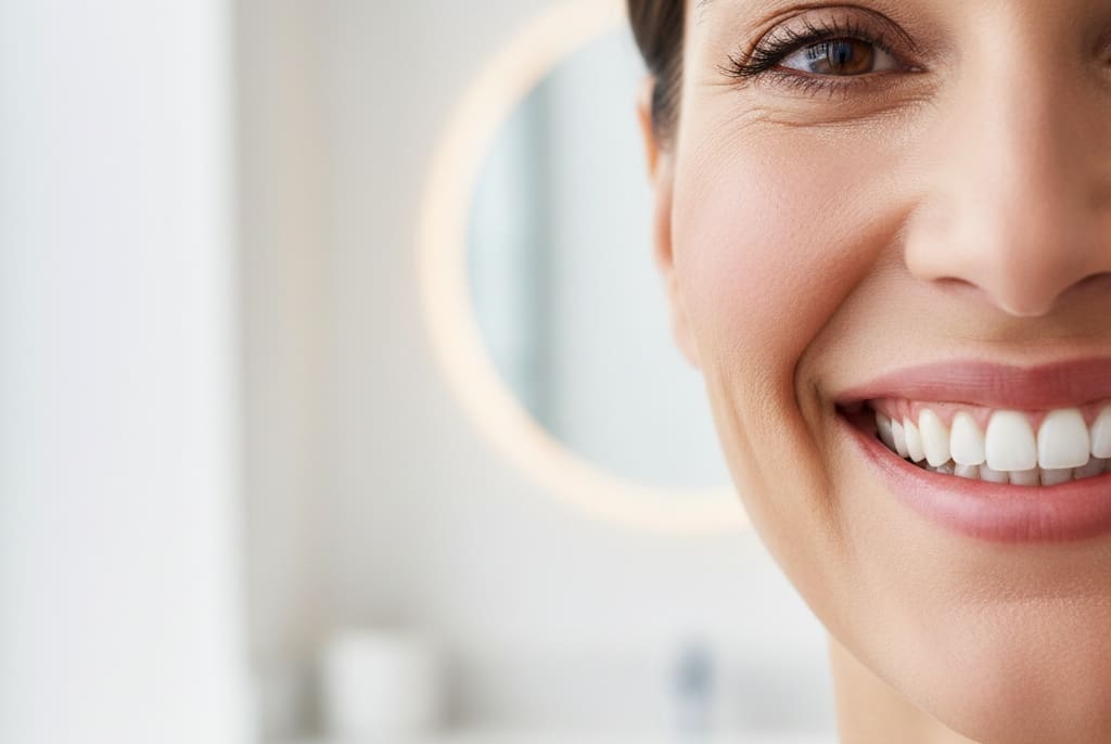 Healthy gums and teeth highlighting the importance of natural gum care and oral hygiene