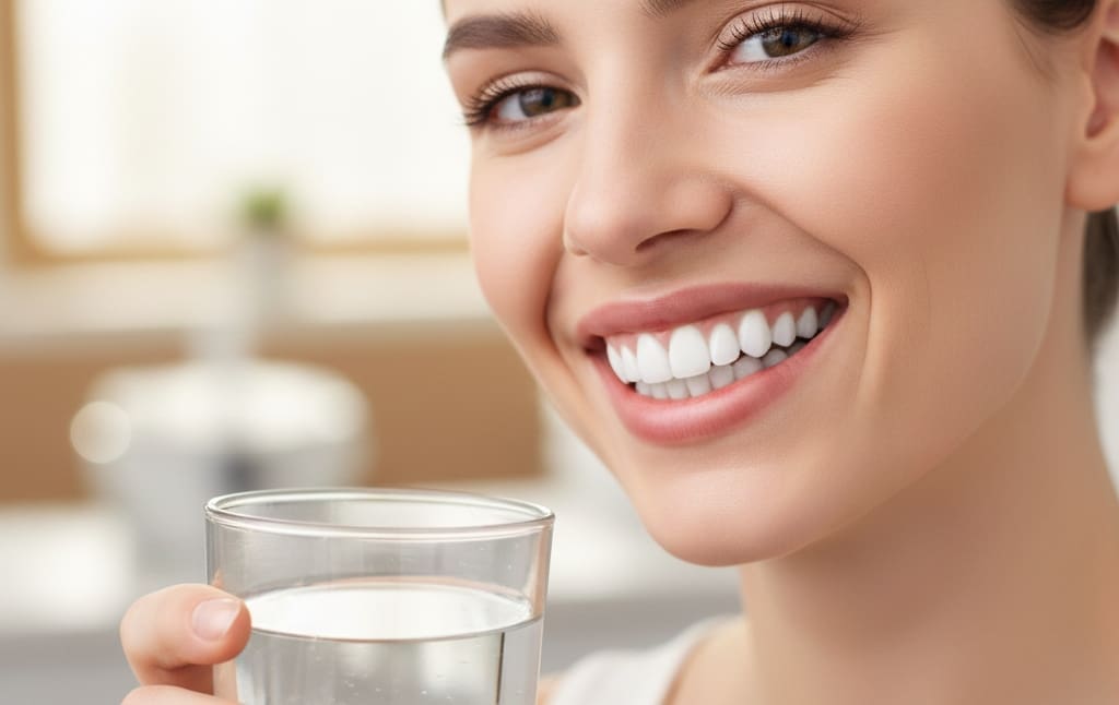 Post-whitening care for maintaining bright teeth