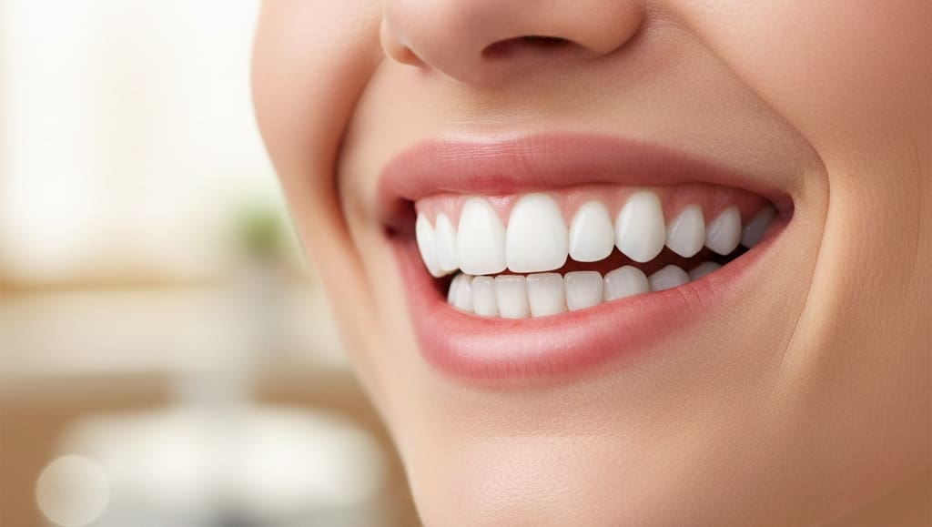 Safe teeth whitening for healthy enamel