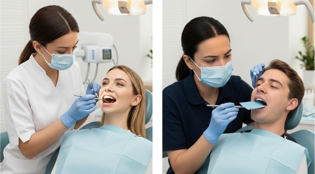 Dental diagnosis for chipped and cracked teeth