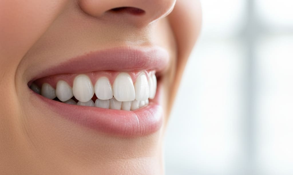 Healthy gums and teeth highlighting the importance of monitoring bleeding gums and oral hygiene